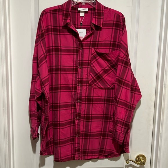 Monki Tops - Monki “Carrie” long sleeve button down